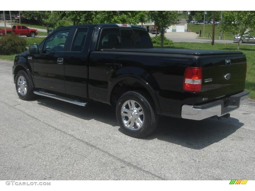 2006 F150 Lariat SuperCab - Black / Black photo #32