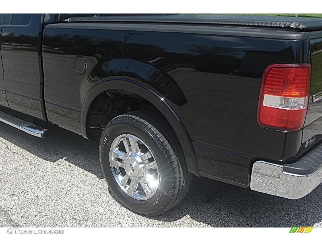 2006 F150 Lariat SuperCab - Black / Black photo #33