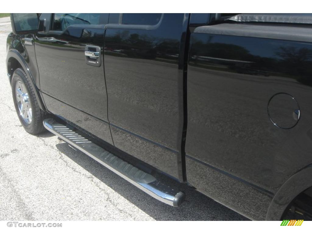 2006 F150 Lariat SuperCab - Black / Black photo #34