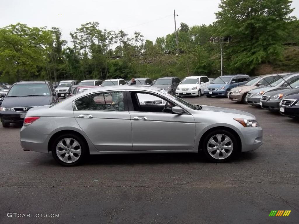 2008 Accord EX V6 Sedan - Alabaster Silver Metallic / Black photo #7