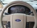 Tan 2004 Ford F150 XLT SuperCrew Steering Wheel
