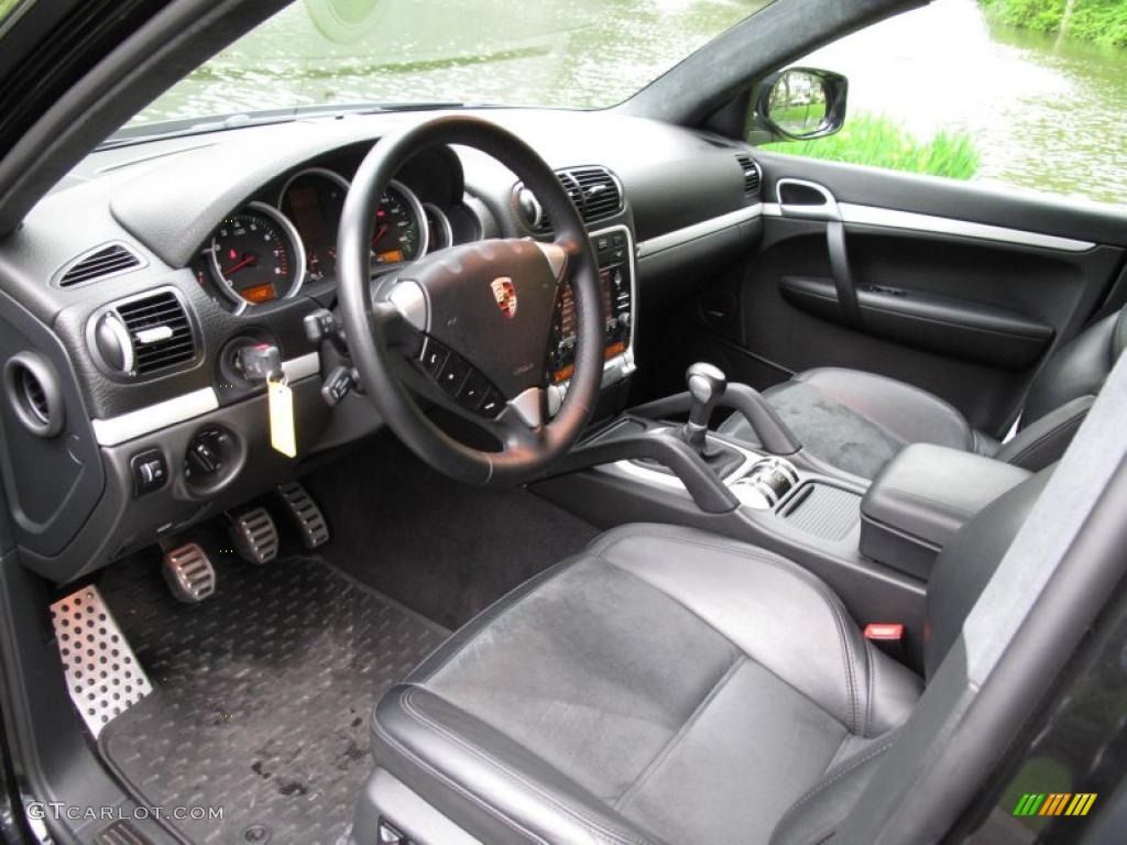 Black w/Alcantara Interior 2009 Porsche Cayenne GTS Photo #49679709