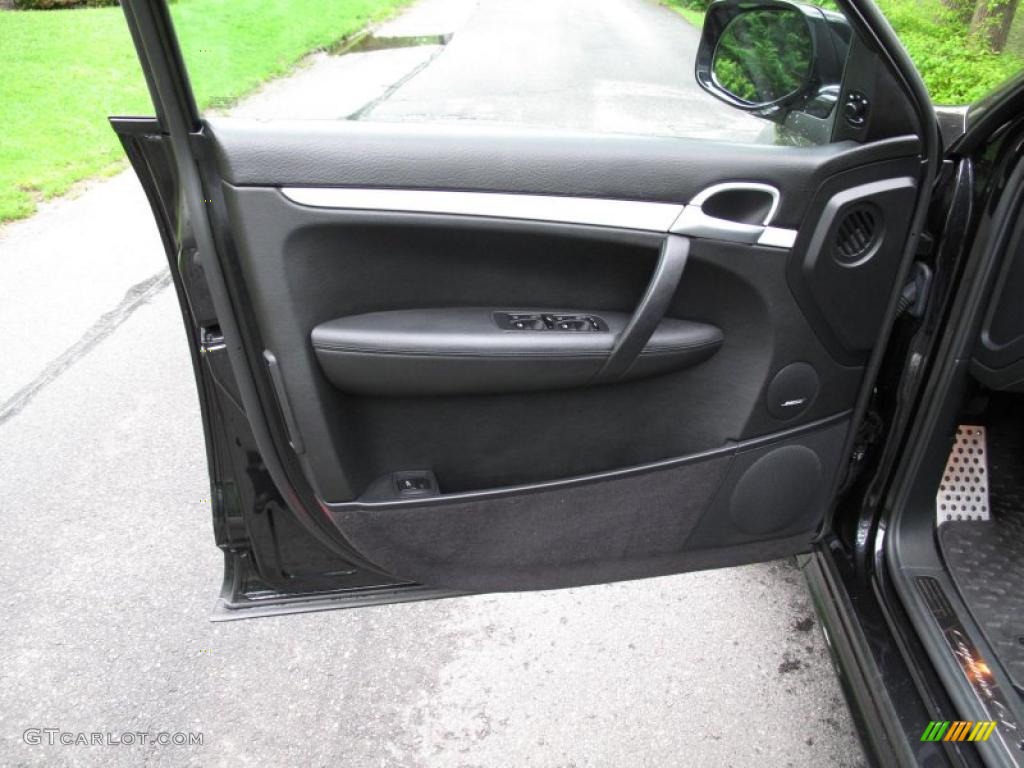 2009 Porsche Cayenne GTS Black w/Alcantara Door Panel Photo #49679727