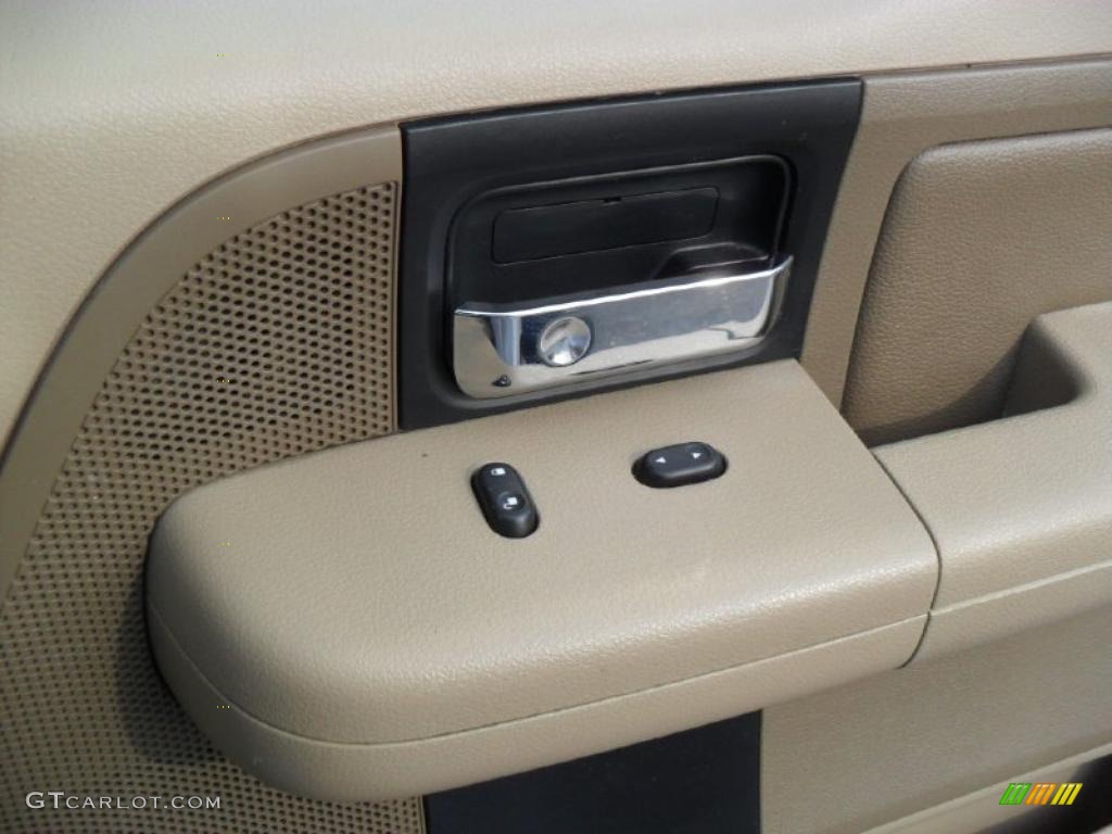 2004 F150 XLT SuperCrew - Oxford White / Tan photo #27