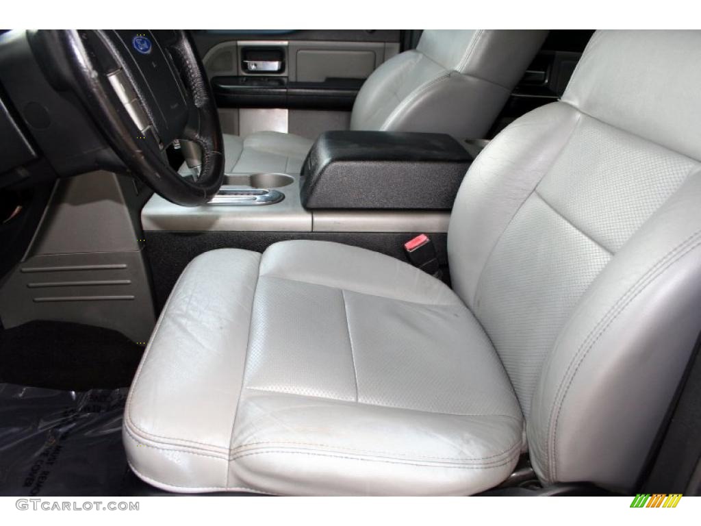 2005 F150 FX4 SuperCrew 4x4 - Oxford White / Medium Flint/Dark Flint Grey photo #43