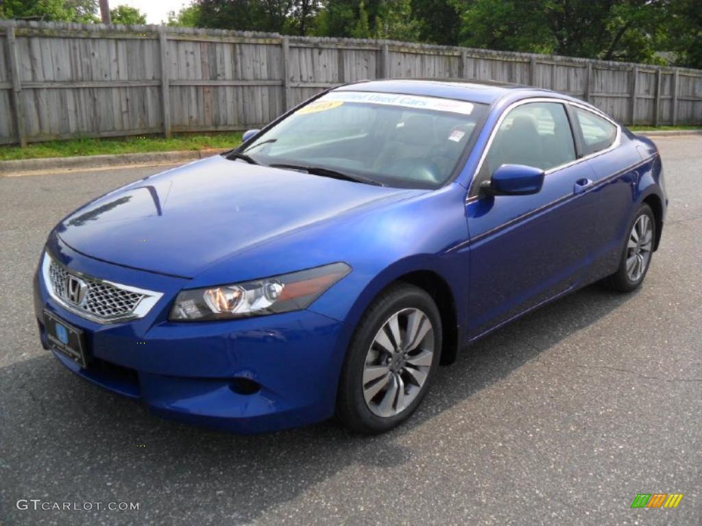 2008 Accord EX-L Coupe - Belize Blue Pearl / Ivory photo #1