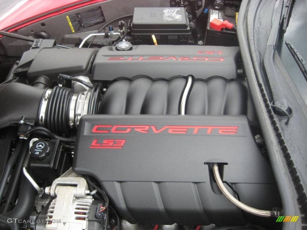 2008 Chevrolet Corvette Coupe 6.2 Liter OHV 16-Valve LS3 V8 Engine Photo #49681314