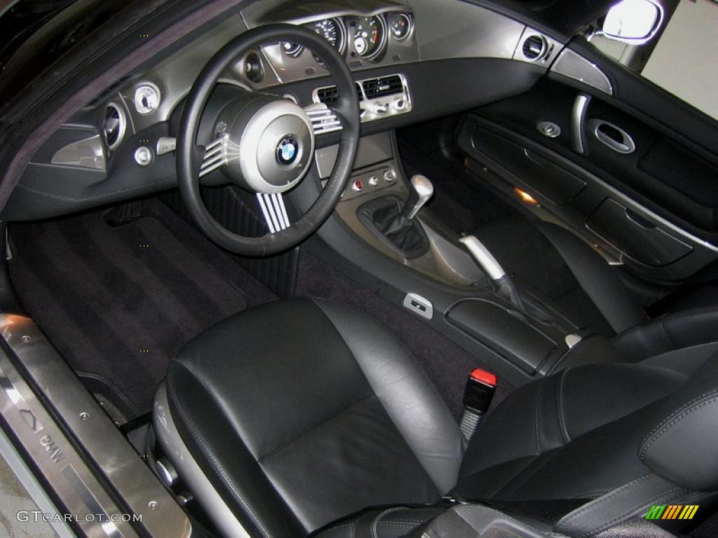 Black Interior 2002 BMW Z8 Roadster Photo #49681350