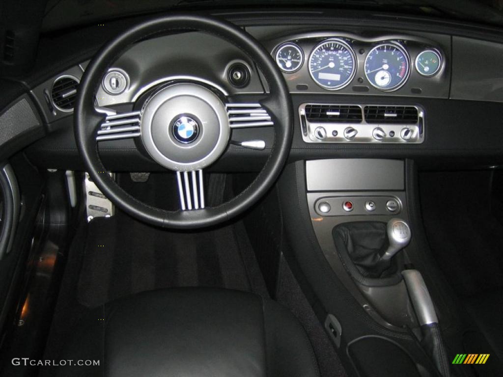 2002 BMW Z8 Roadster Black Dashboard Photo #49681434