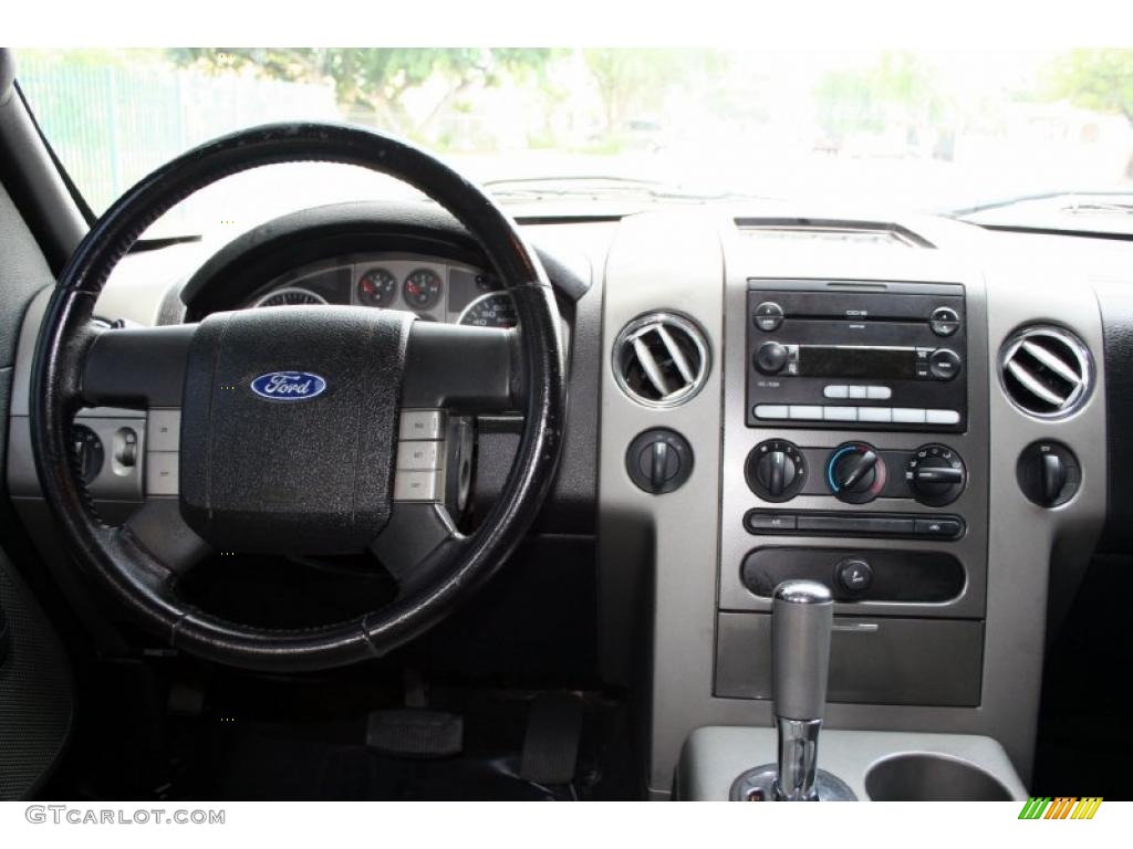 2005 F150 FX4 SuperCrew 4x4 - Oxford White / Medium Flint/Dark Flint Grey photo #63
