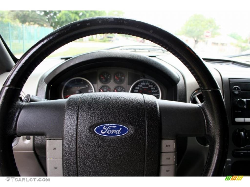 2005 F150 FX4 SuperCrew 4x4 - Oxford White / Medium Flint/Dark Flint Grey photo #65