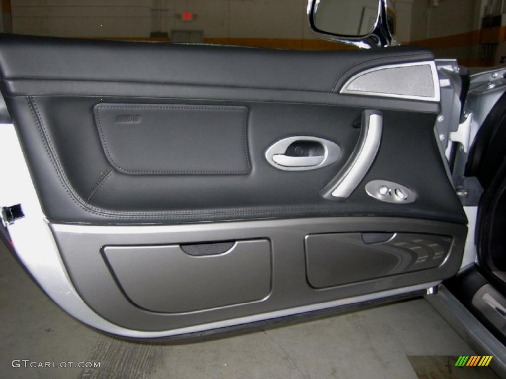 2002 BMW Z8 Roadster Black Door Panel Photo #49681800