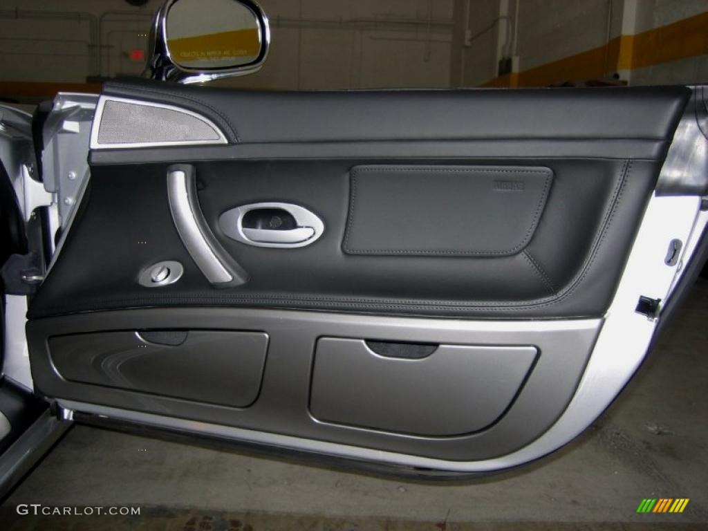 2002 BMW Z8 Roadster Black Door Panel Photo #49681815