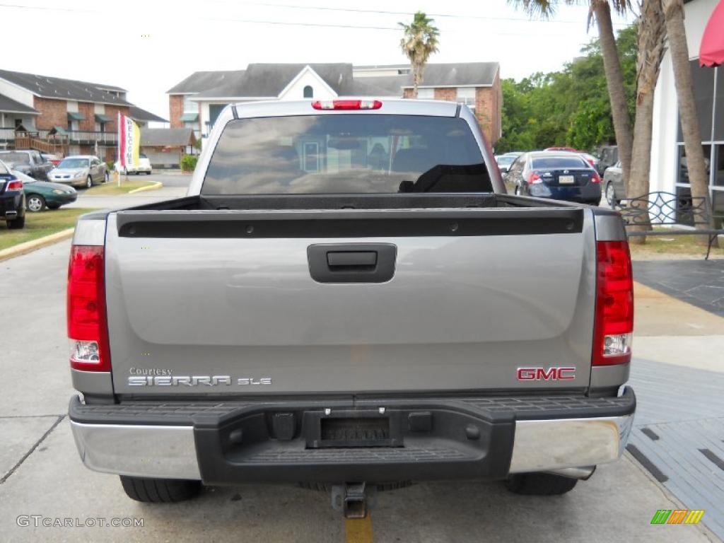 2008 Sierra 1500 SLE Crew Cab - Steel Gray Metallic / Ebony photo #3