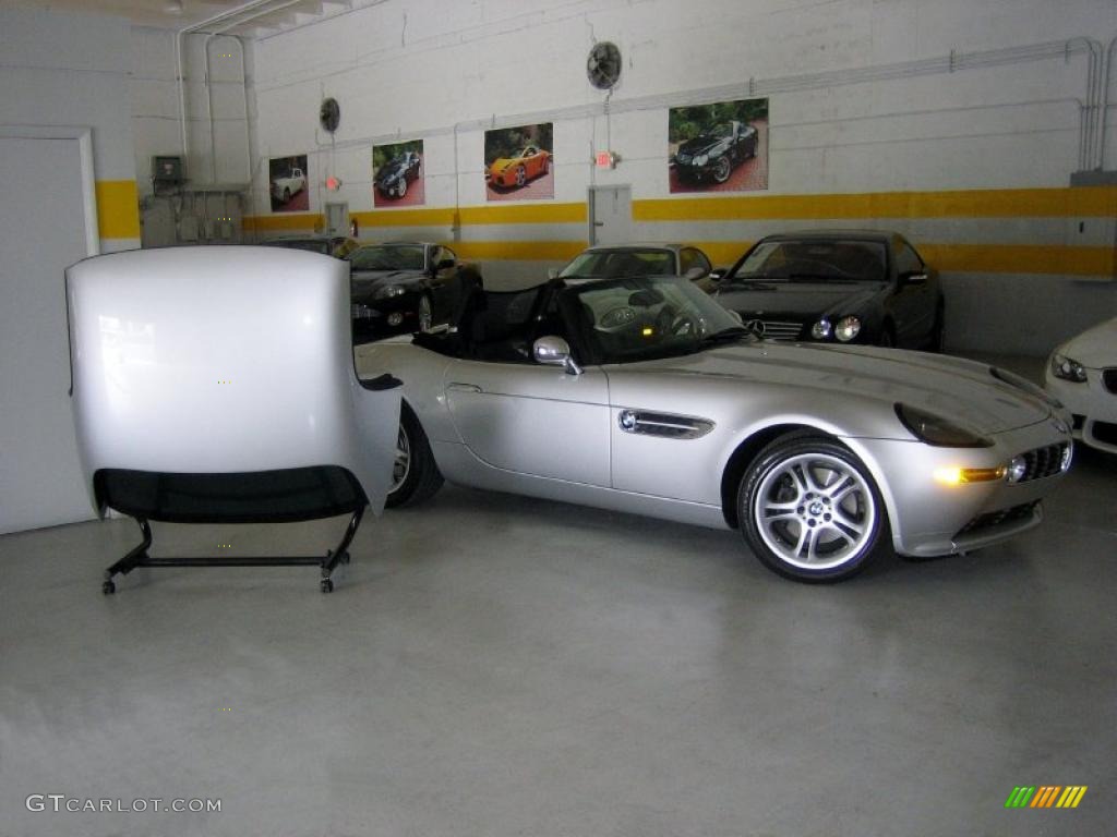 Titanium Silver Metallic 2002 BMW Z8 Roadster Exterior Photo #49682058