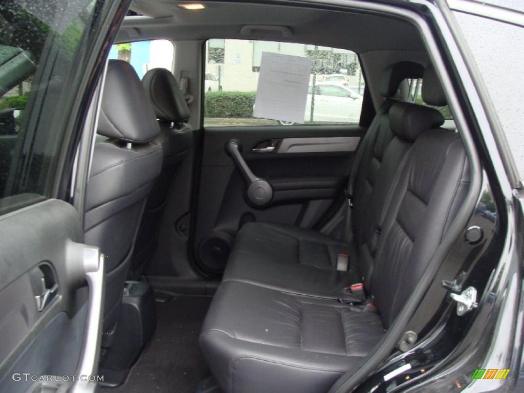 2008 CR-V EX-L 4WD - Nighthawk Black Pearl / Black photo #20