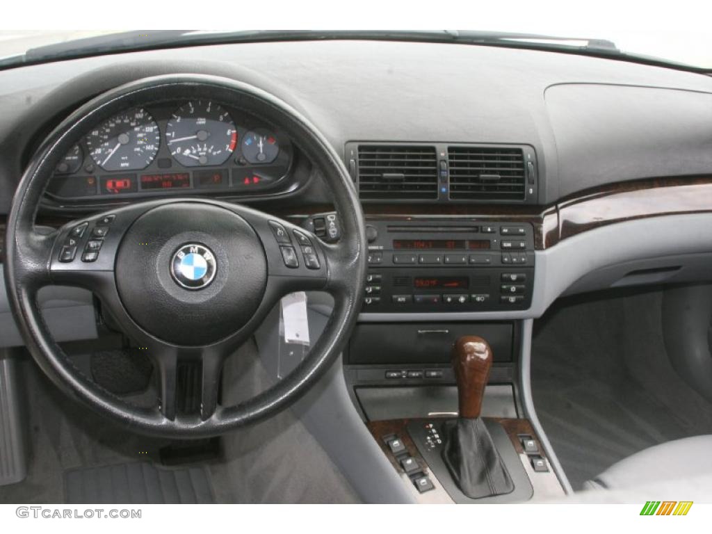 2001 3 Series 325i Convertible - Titanium Silver Metallic / Grey photo #5