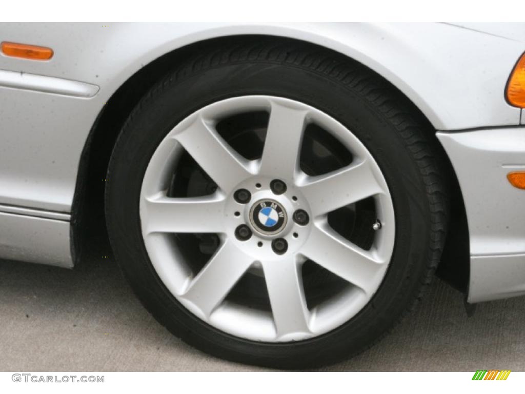 2001 3 Series 325i Convertible - Titanium Silver Metallic / Grey photo #12