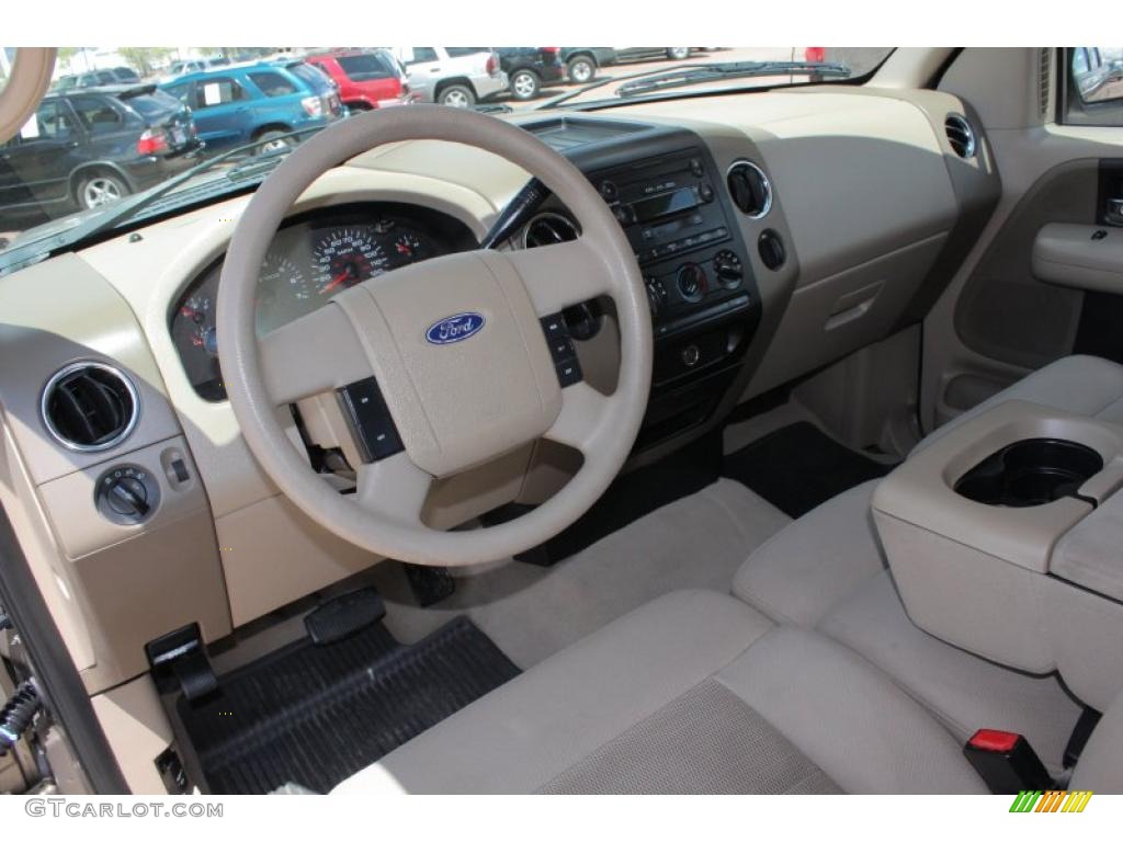 2004 F150 XLT SuperCab 4x4 - Arizona Beige Metallic / Tan photo #6