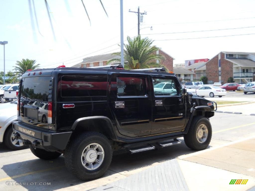 2003 H2 SUV - Black / Wheat photo #5