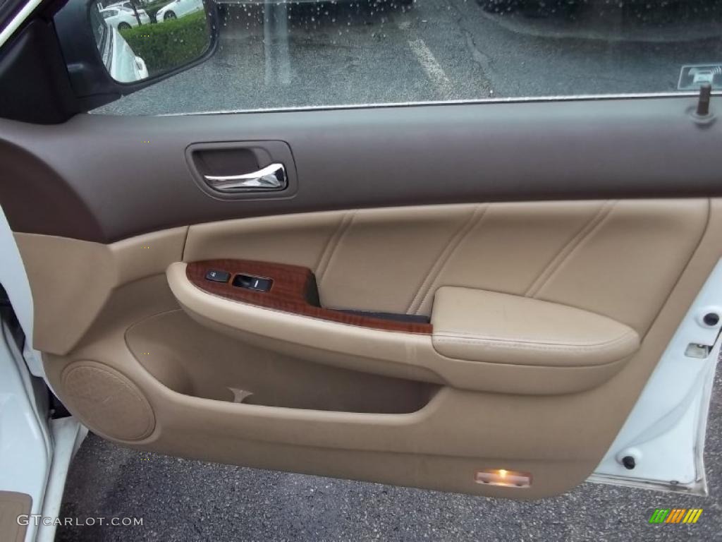 2007 Accord EX-L Sedan - Taffeta White / Ivory photo #15