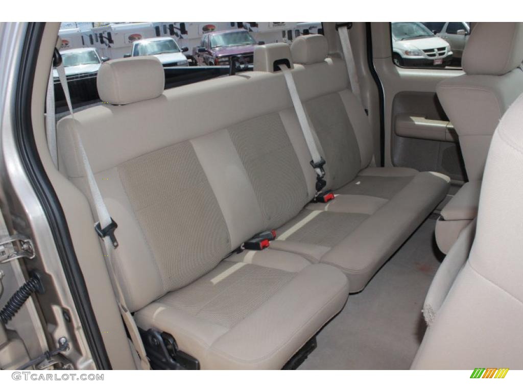 2004 F150 XLT SuperCab 4x4 - Arizona Beige Metallic / Tan photo #12