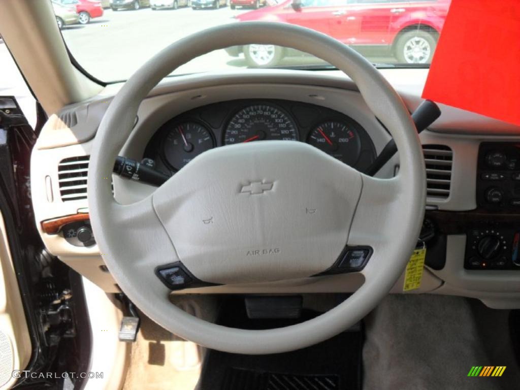2005 Chevrolet Impala Police Neutral Beige Steering Wheel Photo #49683885