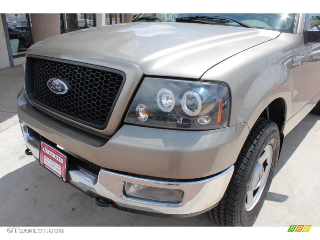2004 F150 XLT SuperCab 4x4 - Arizona Beige Metallic / Tan photo #14