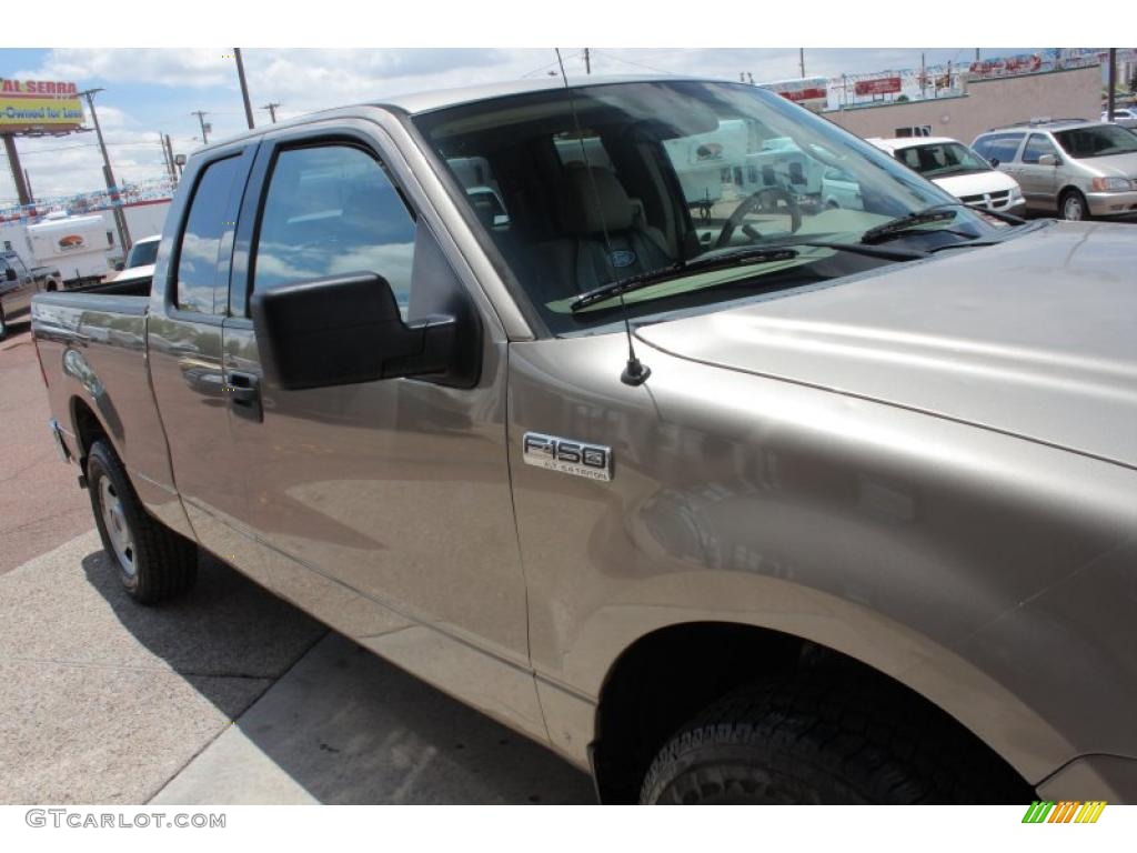 2004 F150 XLT SuperCab 4x4 - Arizona Beige Metallic / Tan photo #15