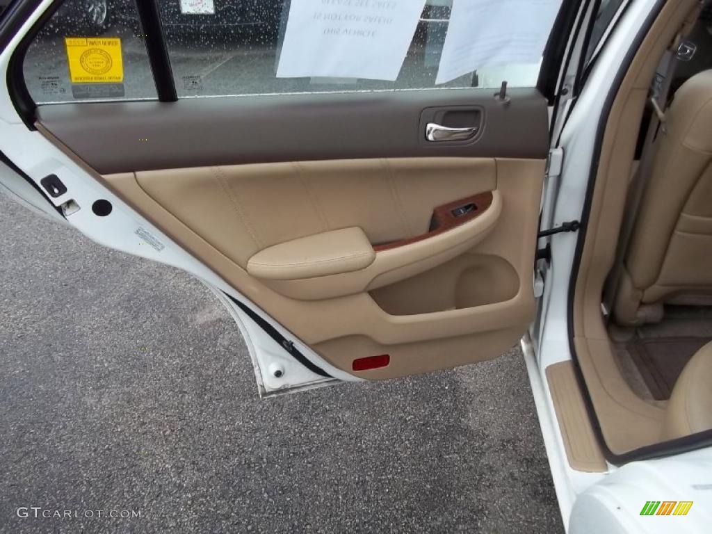 2007 Accord EX-L Sedan - Taffeta White / Ivory photo #19