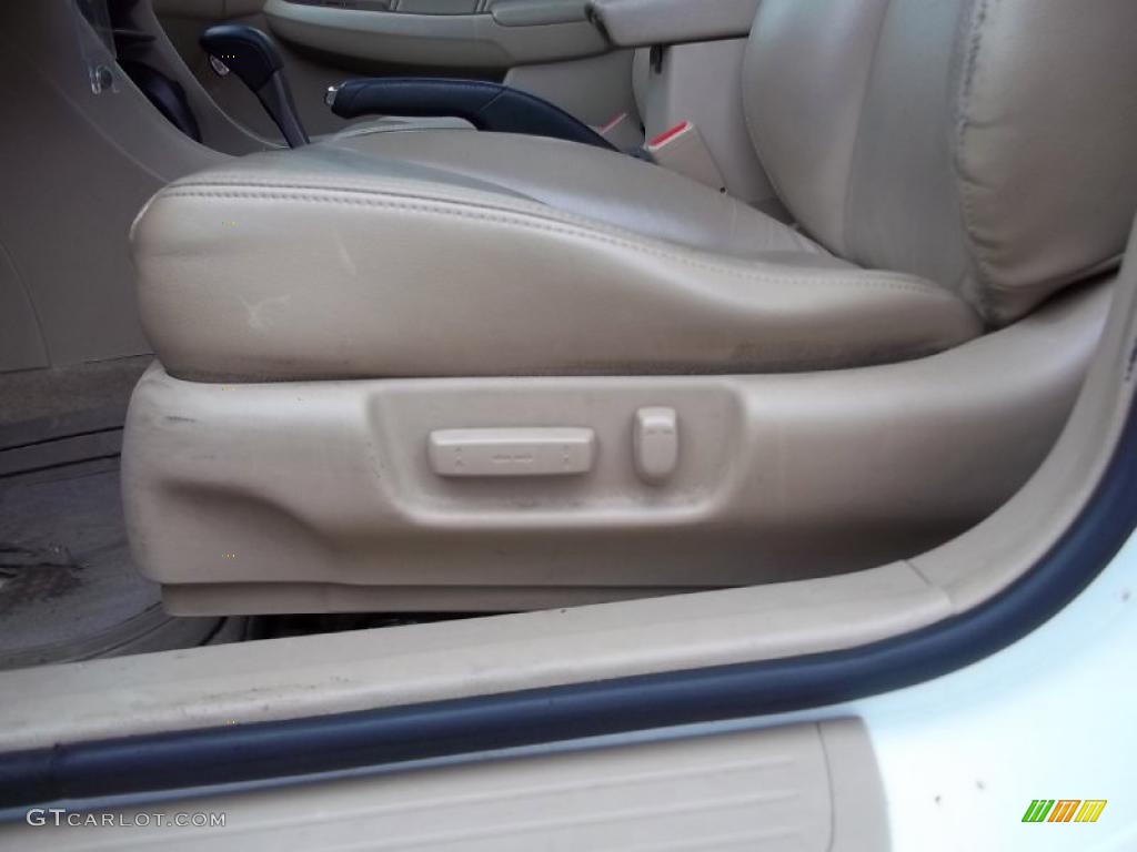 2007 Accord EX-L Sedan - Taffeta White / Ivory photo #22