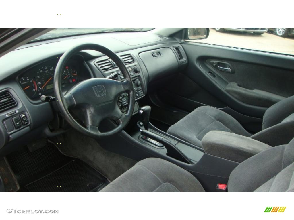 Charcoal Interior 1998 Honda Accord EX Coupe Photo #49684434
