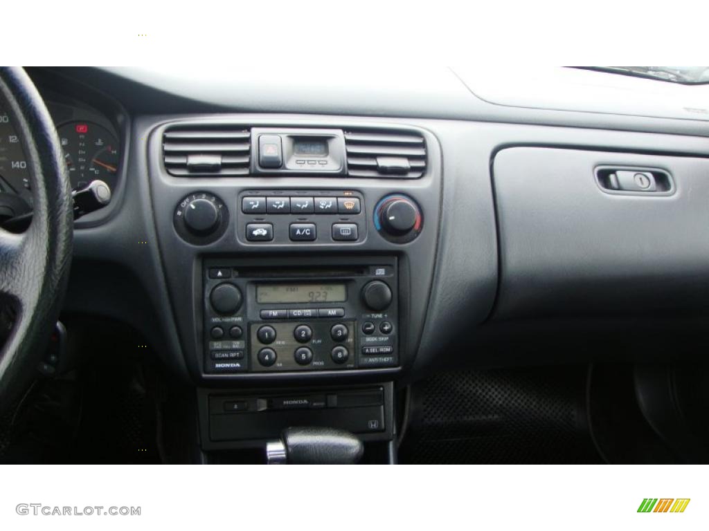 1998 Accord EX Coupe - Flamenco Black Pearl / Charcoal photo #11