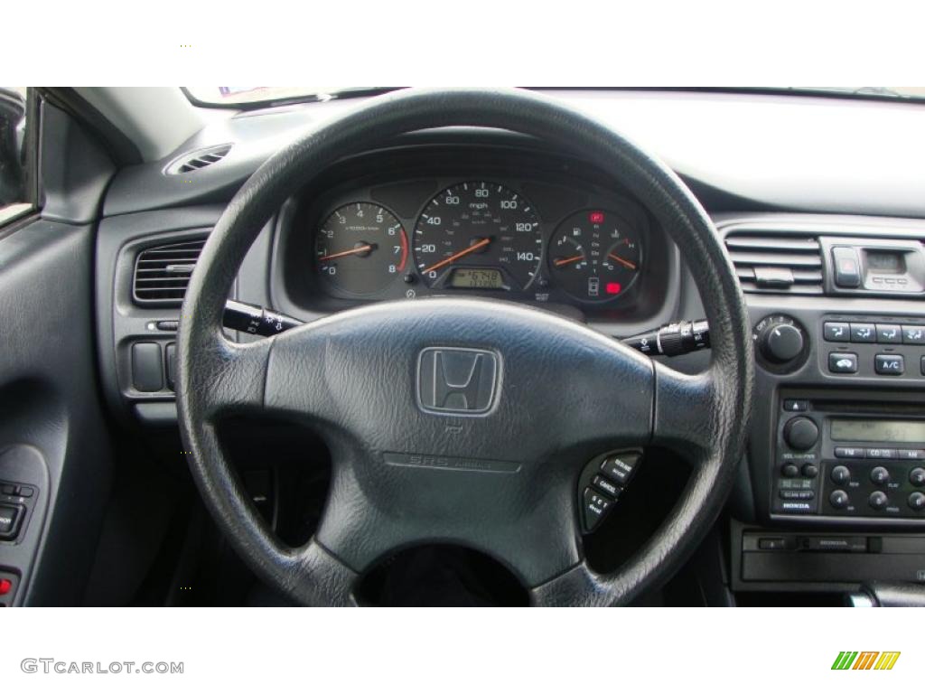 1998 Accord EX Coupe - Flamenco Black Pearl / Charcoal photo #13