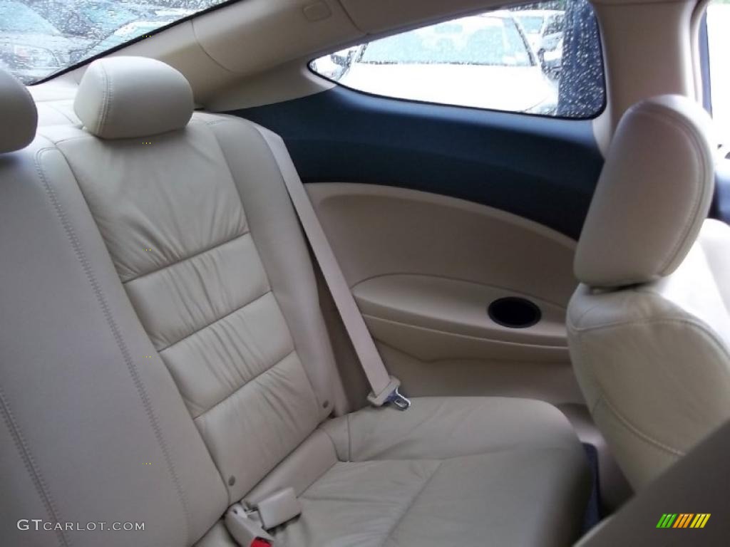 2008 Accord EX-L V6 Coupe - Taffeta White / Ivory photo #17