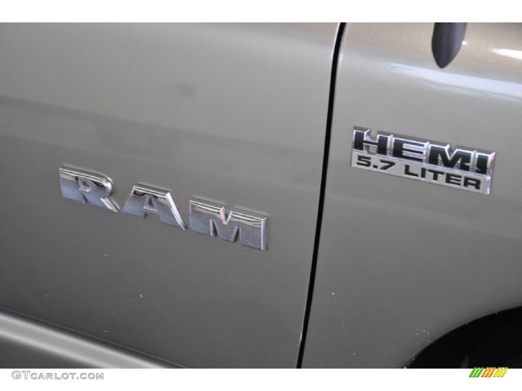 2008 Ram 1500 Big Horn Edition Quad Cab - Light Khaki Metallic / Khaki photo #6