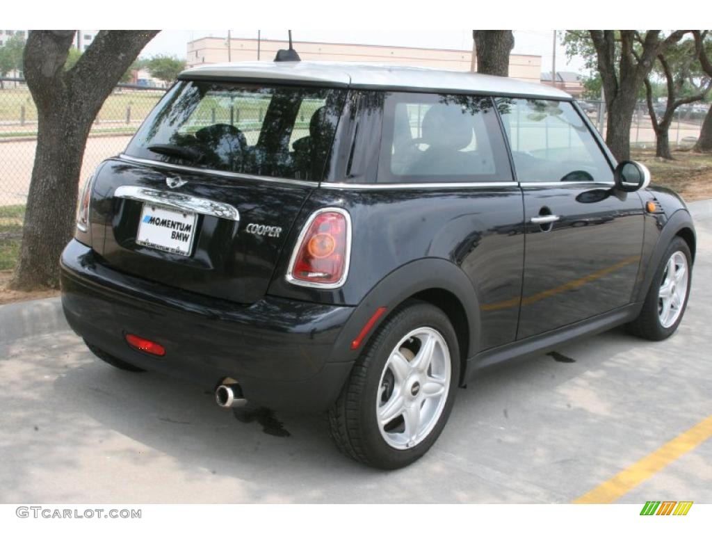 2008 Cooper Hardtop - Astro Black Metallic / Checkered Carbon Black/Black photo #3