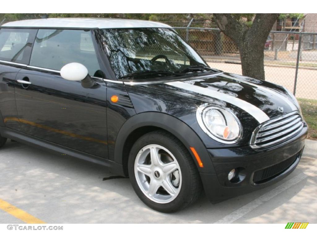 2008 Cooper Hardtop - Astro Black Metallic / Checkered Carbon Black/Black photo #12