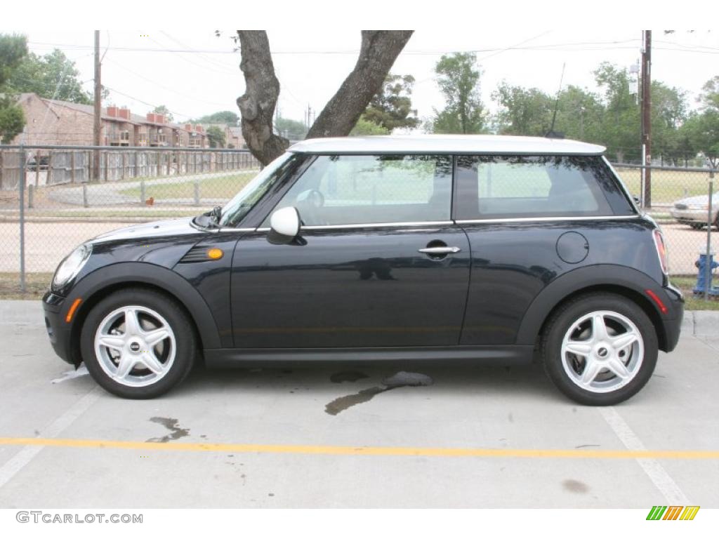 2008 Cooper Hardtop - Astro Black Metallic / Checkered Carbon Black/Black photo #16
