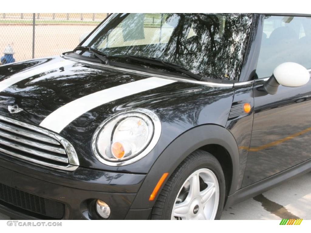 2008 Cooper Hardtop - Astro Black Metallic / Checkered Carbon Black/Black photo #18