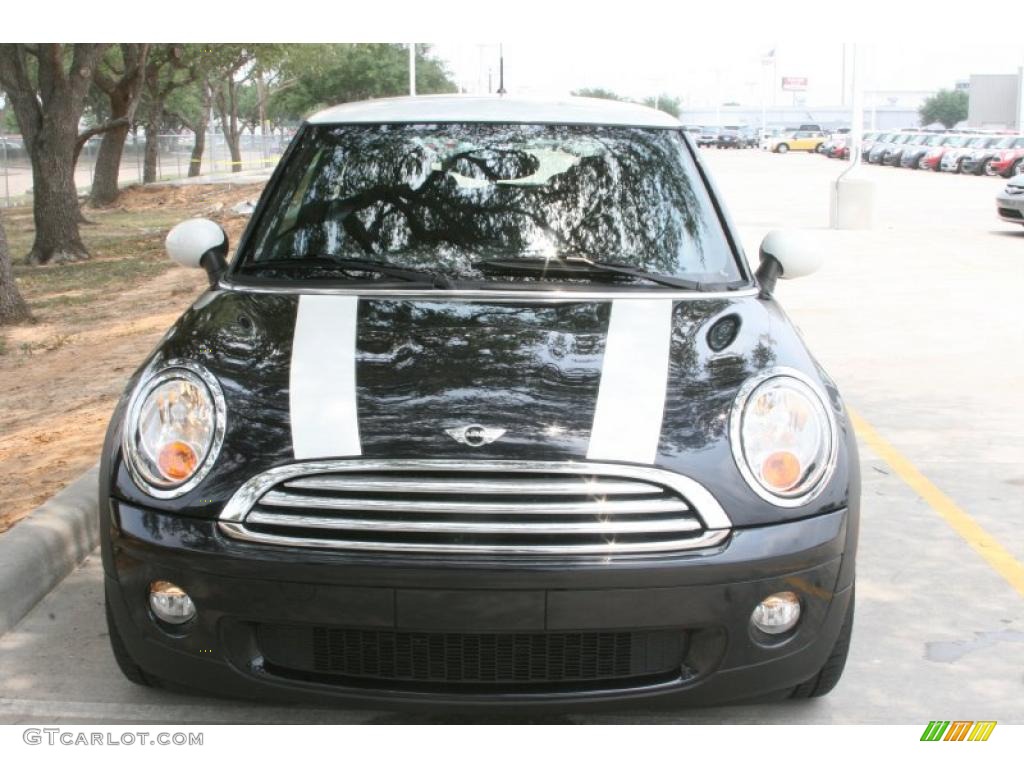 2008 Cooper Hardtop - Astro Black Metallic / Checkered Carbon Black/Black photo #19