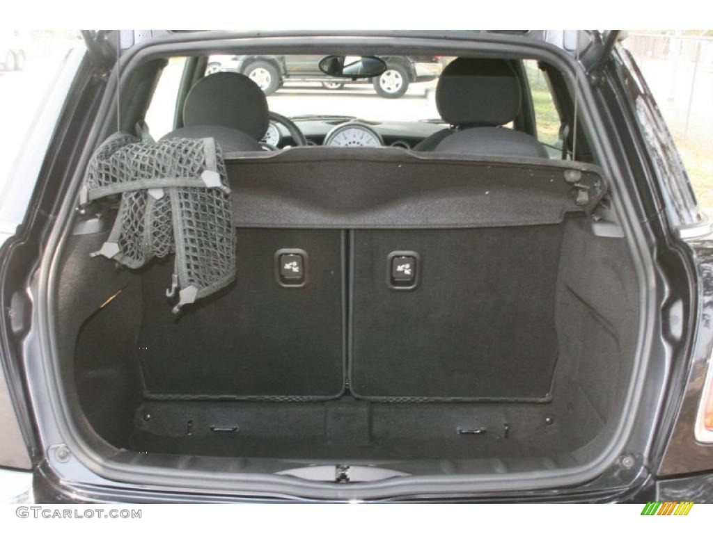 2008 Cooper Hardtop - Astro Black Metallic / Checkered Carbon Black/Black photo #24
