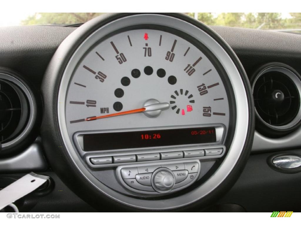 2008 Cooper Hardtop - Astro Black Metallic / Checkered Carbon Black/Black photo #30