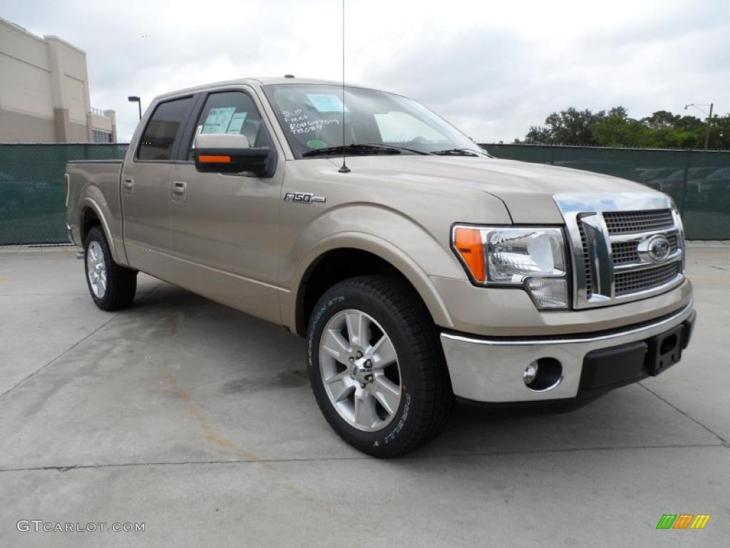 2011 F150 Lariat SuperCrew - Pale Adobe Metallic / Pale Adobe photo #1