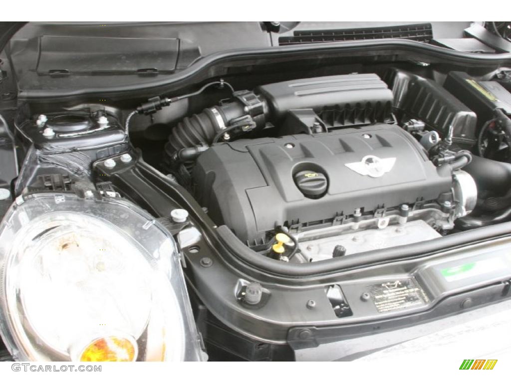 2008 Cooper Hardtop - Astro Black Metallic / Checkered Carbon Black/Black photo #38