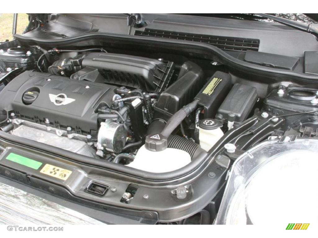 2008 Cooper Hardtop - Astro Black Metallic / Checkered Carbon Black/Black photo #39
