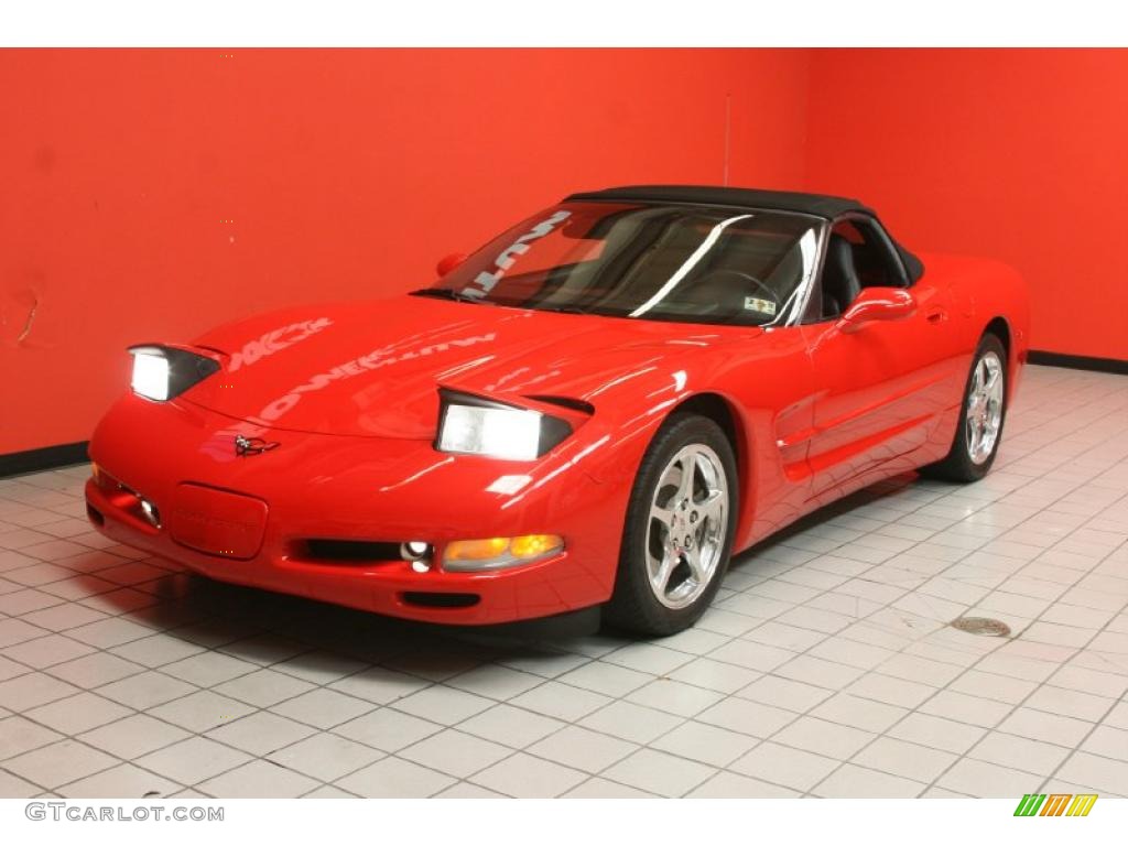 Torch Red 2002 Chevrolet Corvette Convertible Exterior Photo #49687509