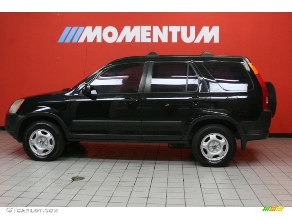 2002 CR-V LX - Nighthawk Black Pearl / Black photo #17