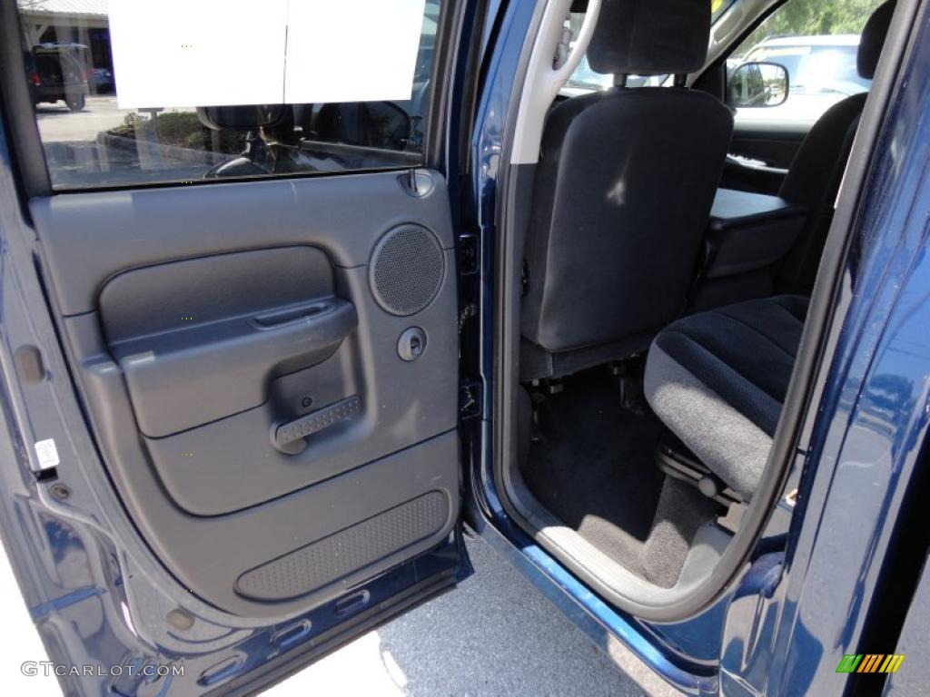 2004 Ram 1500 SLT Quad Cab - Patriot Blue Pearl / Dark Slate Gray photo #7