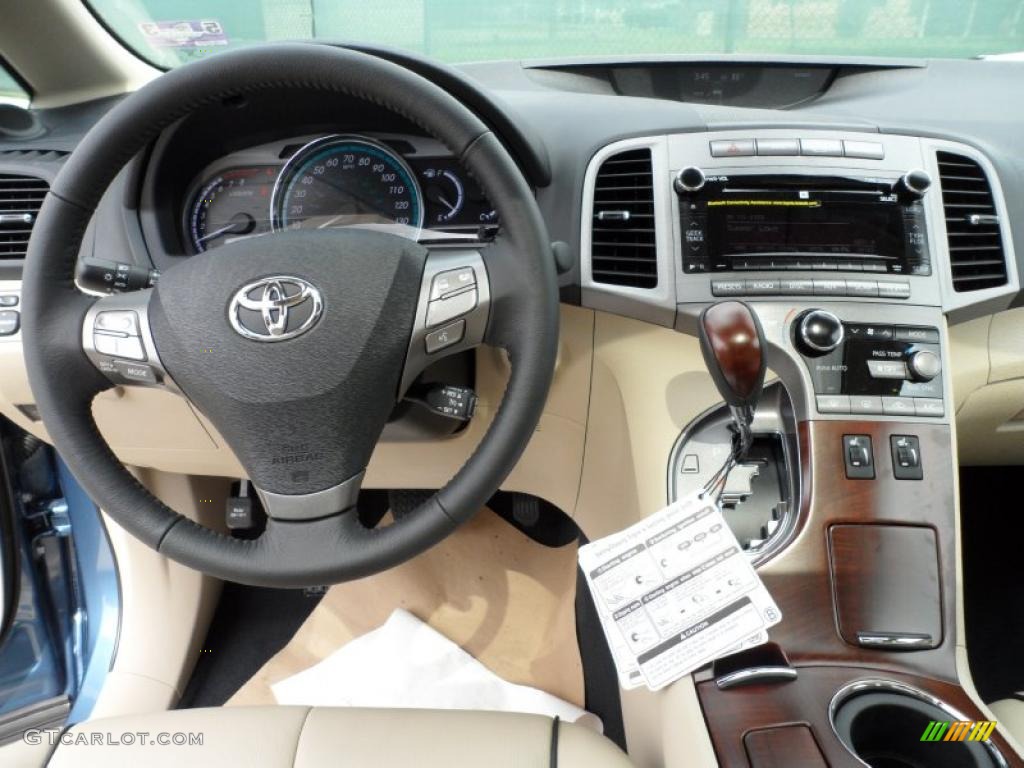 2011 Toyota Venza V6 Ivory Dashboard Photo #49689183